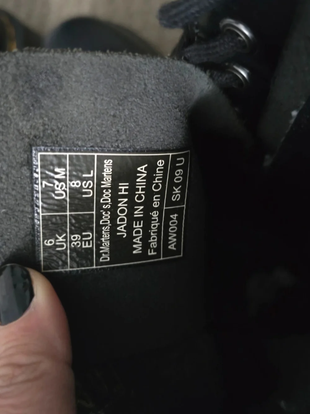 Dr. Martens Men's Black 10-Eye Combat Boots